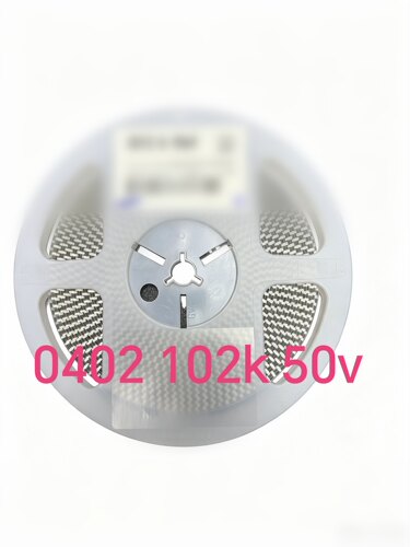 贴片电容MLCC 0402 102K 50v 1NF 1005 B 1NF 10000pcs 加严优质
