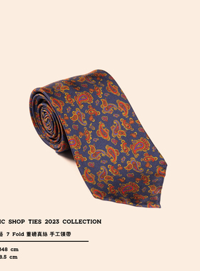FABRIC SHOP 「手工七折」系列 真丝面料 飘逸无结构 意式领带