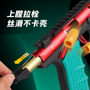 鲁格可发射手拉抛壳软弹枪玩具枪 IV竞技版 Mark 乖巧虎龑虎Ruger