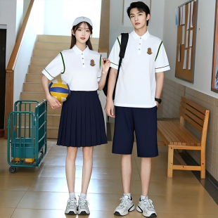 学生团体合唱演出服初中运动会啦啦操班级表演服装学院风男女同款
