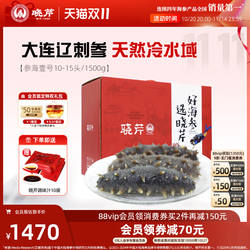 参海壹号 晓芹 即食海参 海参3斤礼盒 大连海刺参 个头大