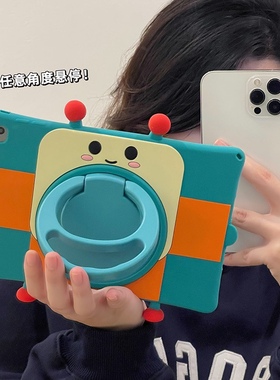 可爱卡通2022新款iPad Air3保护套mini2平板壳pro11硅胶套适用苹果air4防摔5迷你360旋转10代10.2软壳6儿童78