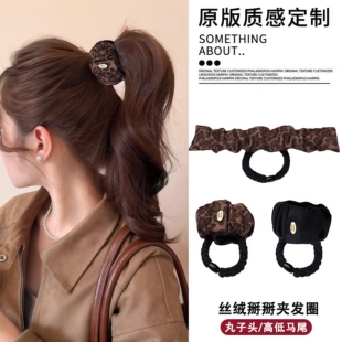高马尾不塌神器发绳多功能啪啪圈发圈女扎头发头绳丸子头绑发皮筋