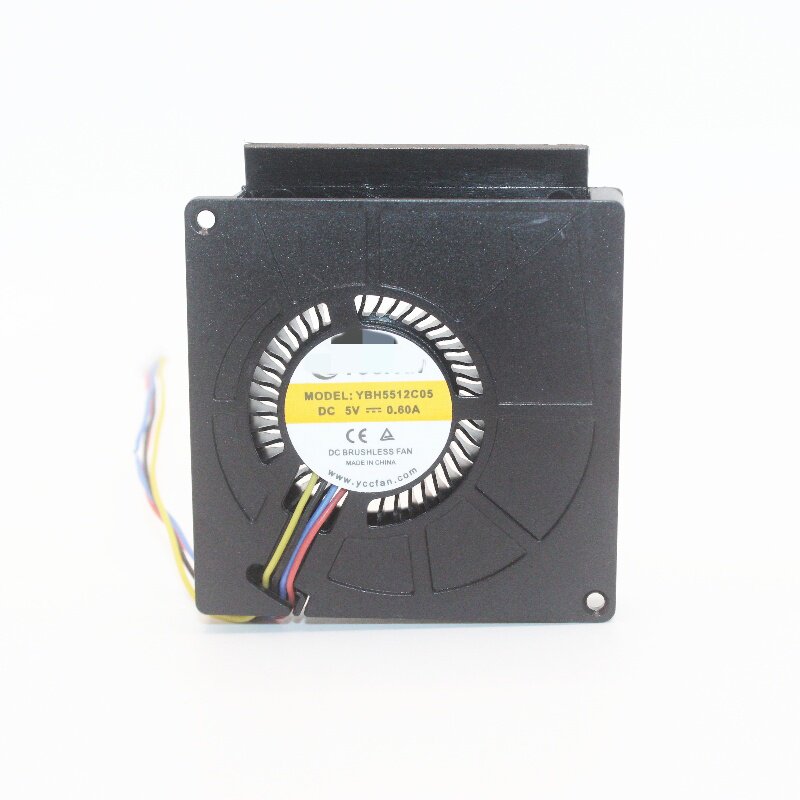 5510鼓风机笔记本风扇DC5V 0.6A 4线PWM温控5.5cm风扇静音