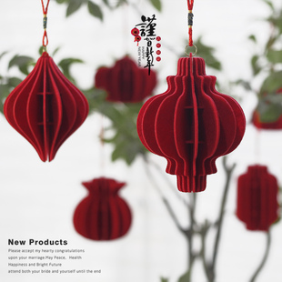 2026年新年春节马年过年乔迁装饰用品镇宅布置挂饰盆景绿植挂件