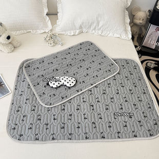 韩式 可爱猫咪姨妈垫生理期床垫月经期例假床上防漏隔尿垫子可水洗