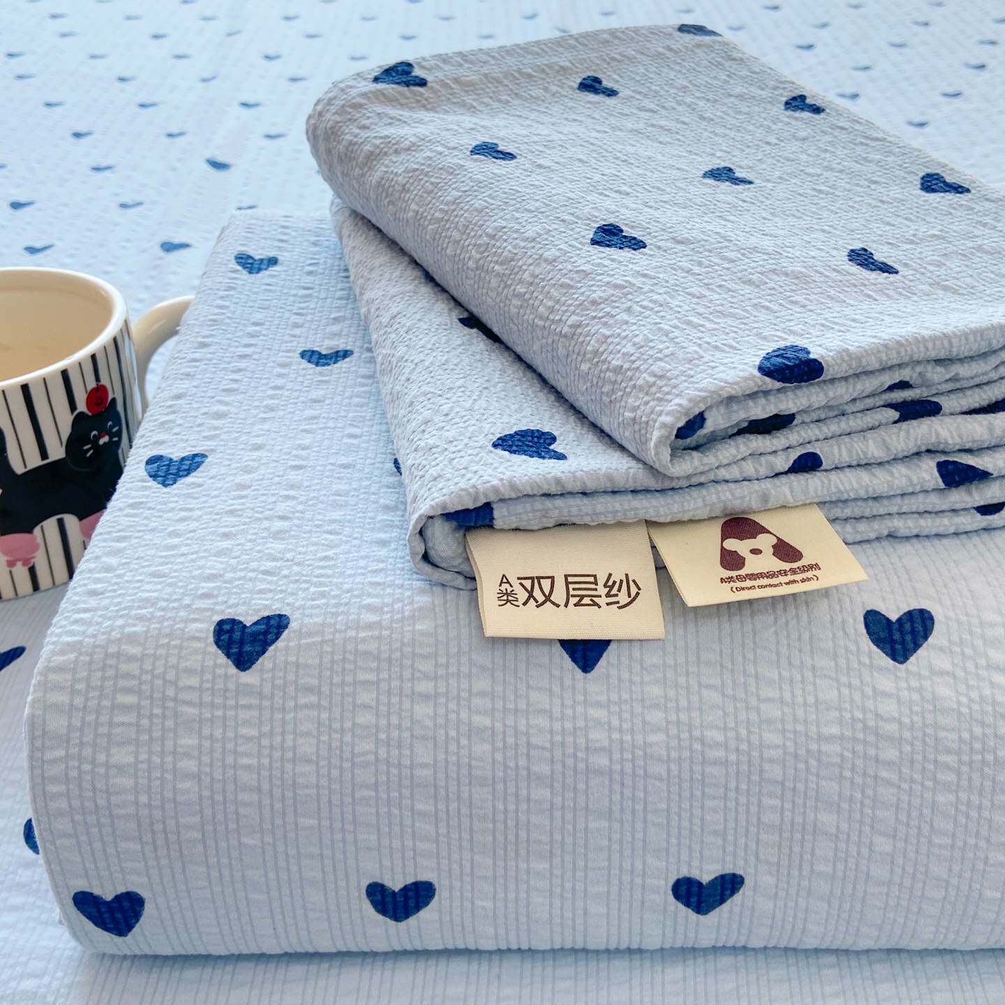 简约少女爱心泡芙纱床单单件宿舍床上单人被单枕套三件套卧室家用