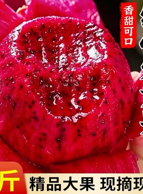 火龙果红心金都一号新鲜水果大果当季红肉密宝包邮5斤整箱海南