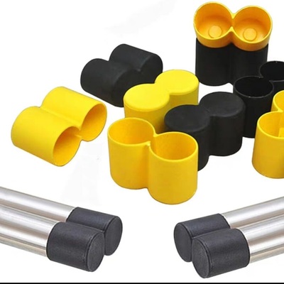 双管椭圆形防滑耐磨静音加厚脚套