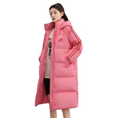 鸭鸭时尚休闲羽绒服女连帽