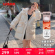 新品 中长款 连帽时尚 鸭鸭羽绒服女2025冬季 高克重韩版 加厚保暖外套