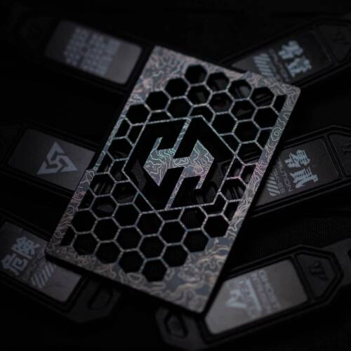 【GGZ搞个章】轻蜂EDC钛合金刀卡工具夜光士气章机能风
