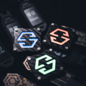 黑钢计划 GGZ搞个章 A04碳纤维夜光士气章机能风臂章识别条