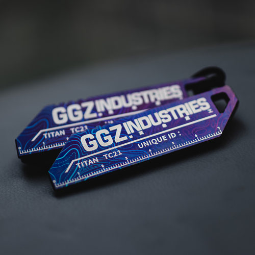 【GGZ搞个章】万象应生联名EDC钛合金TC21撬棍魔术贴章识别条
