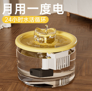 猫咪饮水机自动循环流动宠物饮水喂食器小猫喝水水盆狗狗喂水碗