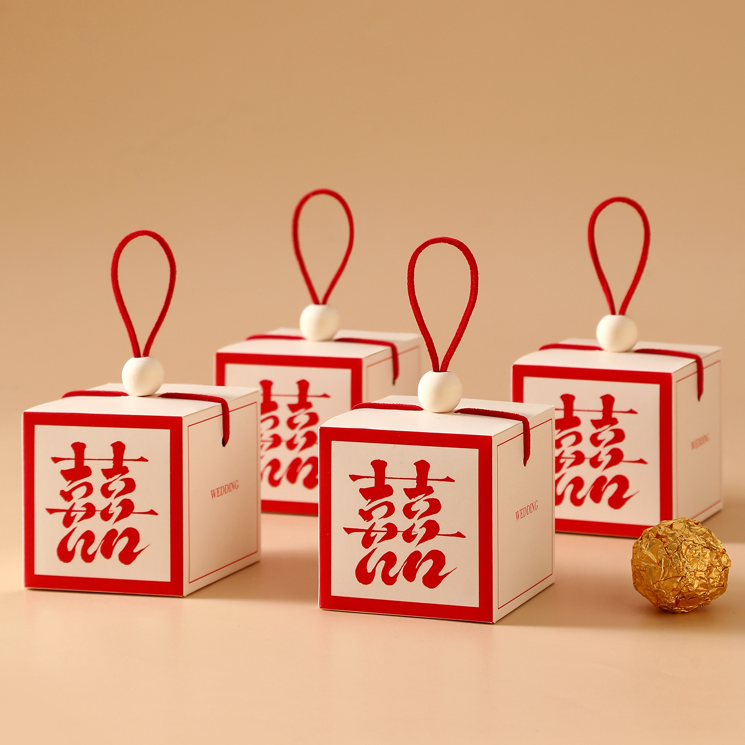 2025新款结婚专用喜糖盒子糖果糖盒婚礼订婚手提伴手礼包装盒空盒