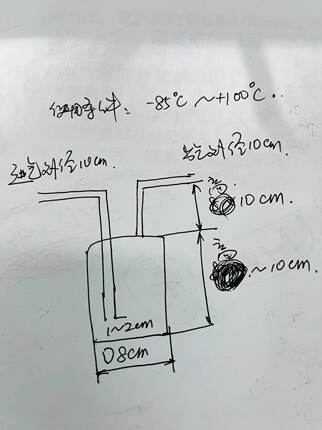 实验耗材实验仪器订制特殊按图纸加工订制冷肼冷阱冷肼80*100