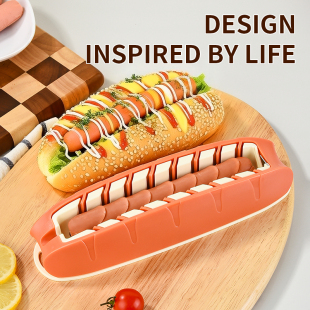BBQ肉肠塑料切花器 香肠切花器 火腿肠切花工具创意香肠改花刀