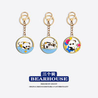 Chinese-style panda keychain creative design, exquisite bag pendant, cultural and creative cartoon small gift, key chain pendant thumbnail 8