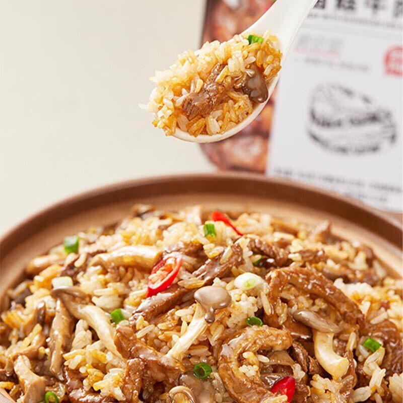 莫小仙煲仔饭速食自热米饭 菌菇牛肉 广味香肠 黄焖鸡块 川味腊肉
