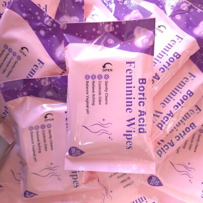 跨境BoricAcidFemininewipesyoni