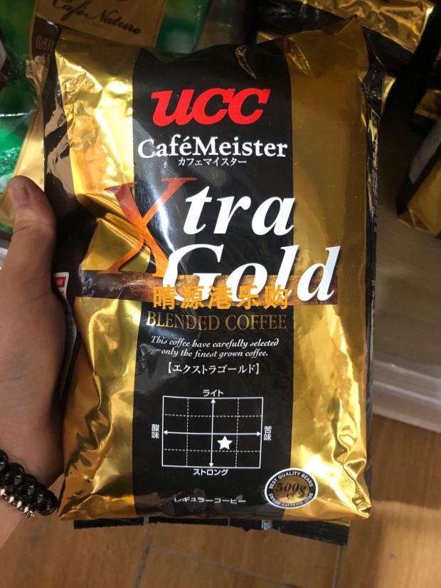 香港代购 ucc 特选香浓咖啡豆 500g 袋装