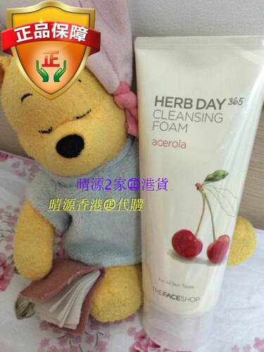 香港代购 韩国菲诗小铺The Face Shop 樱桃泡沫保湿洗面奶 170ml