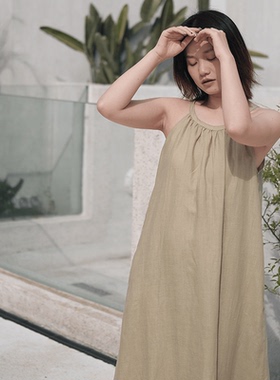 LNParty 法式吊带裙连衣裙女夏季高级感森系泰国海边度假沙滩长裙