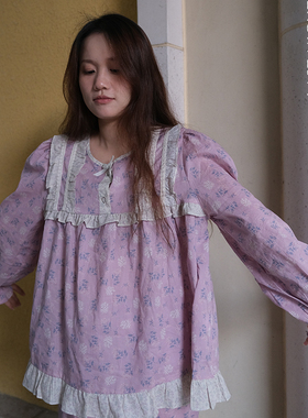 LNParty2023年新款睡衣女春秋长袖甜美高级感可外穿家居服套装