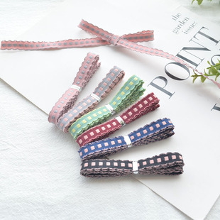 9MM新款双色织带丝带彩带装饰带 手工发饰头饰DIY饰品配件包夹子
