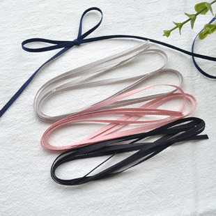 3MM哑光棉带丝带彩带 手工发饰头饰DIY饰品配件 蝴蝶结发夹材料