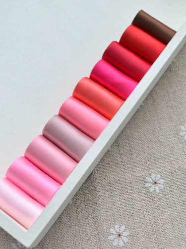 Двусторонная высококачественная лента, упаковка ручной работы, аксессуар для волос с бантиком, аксессуары, 25мм, из полиэстера