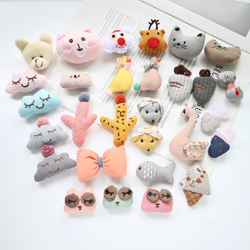 韩版立体公仔布艺手工发饰