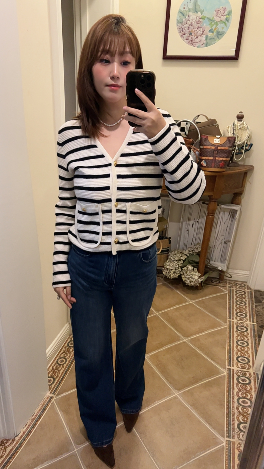 小香风2025新款时尚针织开衫女宽松显瘦百搭毛衣外套上衣系列