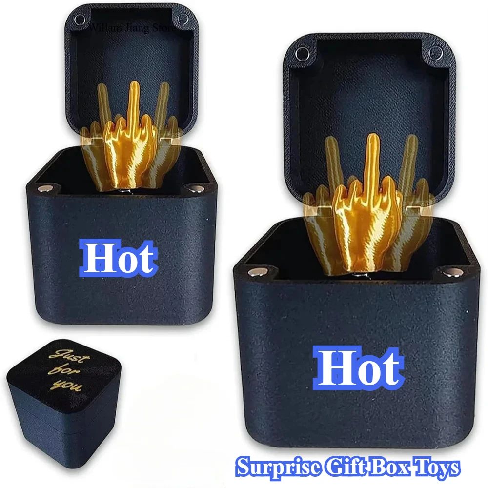 Hot Selling Middle Finger Surprise Gift Box Gifts New Year C