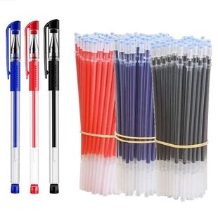 10/12/23/50PcsGel pen Pen Set School supplies Blue Black ink