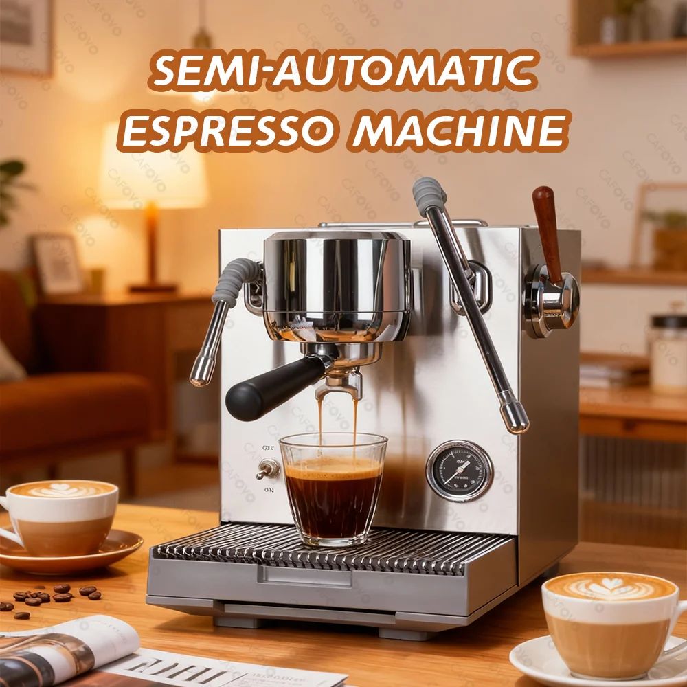 CAFOVO E120 9Bar Commercial Dual Boiler Espresso Machine ULK