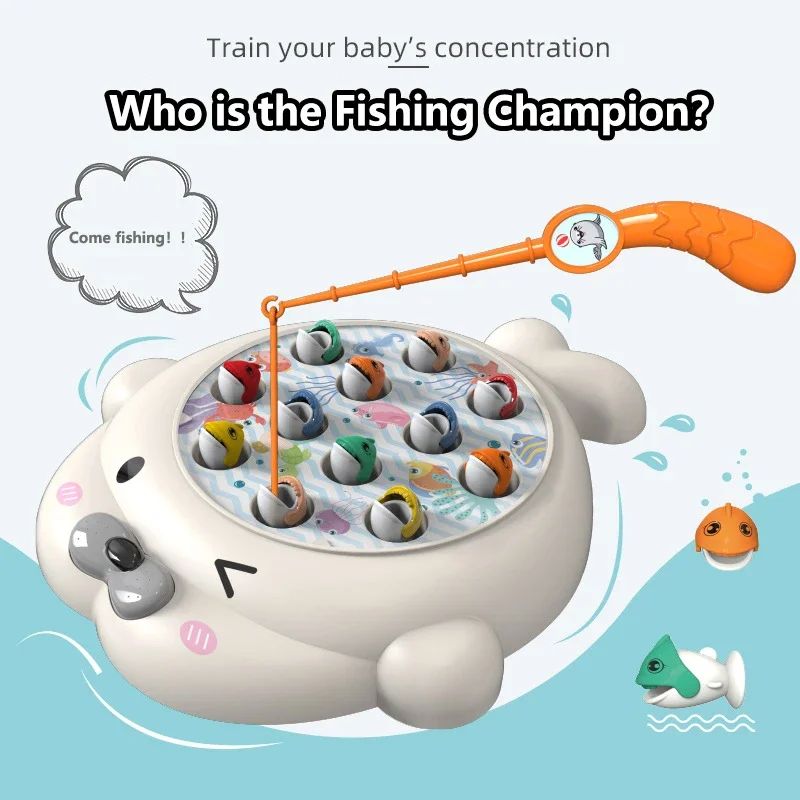 Montessori Magnetic Fishing Toys Set Parent-Child Interactio