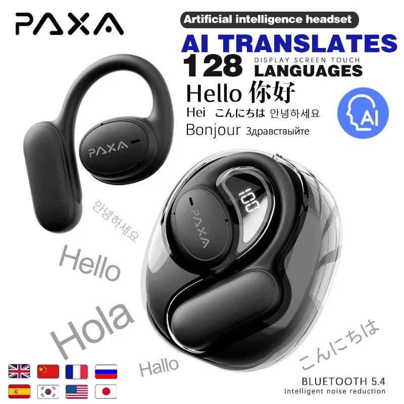 PAXA Upgraded AI Intelligent Wireless Bluetooth 5.4 Headphon