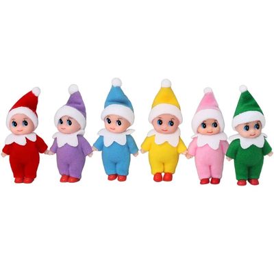 2024 Christmas Baby Elf Doll Pendants Xmas Oranments Merry C