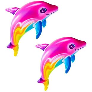Inflatable Dolphin Shark Children's Pool Party Toy Colorful