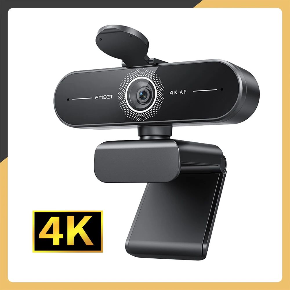 4K Ultra HD Webcam 1080P 60fps Web Camera EMEET C60E Autofoc