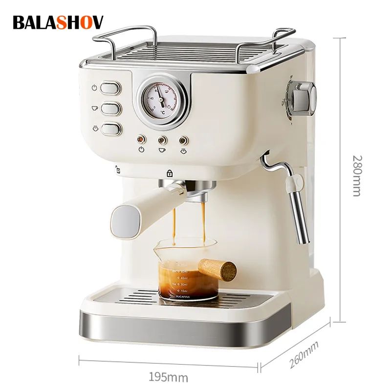 Electric Espresso Coffee Machine Cafetera Semi Automatic 20
