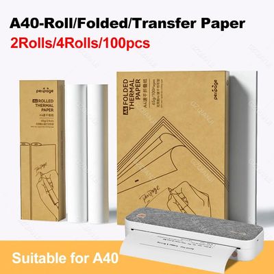 PeriPage A4 Thermal PDF Paper for A40 Printer Quick Dry Keep