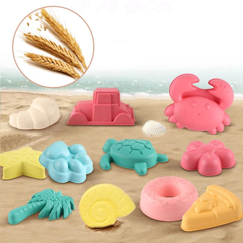 Beach toy sand mold sand printing seaside sand digging tool