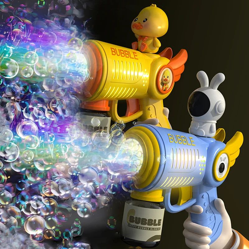 Fully Automatic Bubble Blowing Toy Bubble Gun Outdoor Bubble