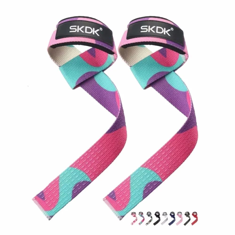 2Pcs Weightlifting Wrist Straps Srength Training Adjustable