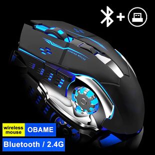 Rechargeable Wireless Mouse Gaming Computer Silent Bluetooth