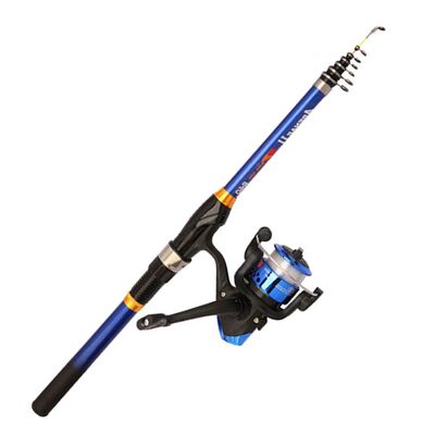 Telescopic fishing rod light carbon cast rod 1.5M-3M outdoor