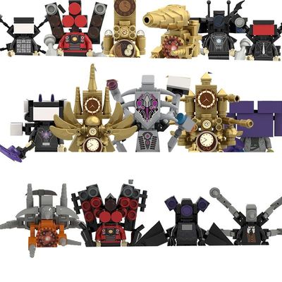 2024 New Skibidi Toilet Men vs. Monitor Building Blocks Supe